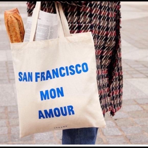 Sezane Handbags - Sezane San Francisco Mon Amour tote